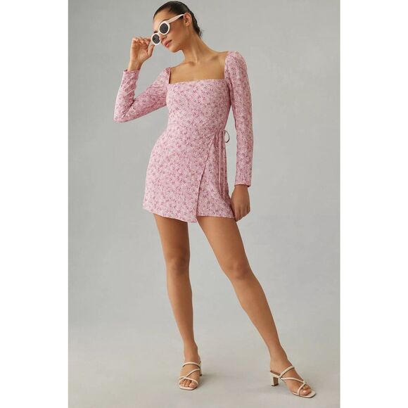 Reformation Dresses & Skirts - New Anthropologie Reformation Rosalie Dress Cherry Blossom Size 10